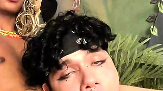 Shy amateur webcam girl with small tits masturbates