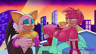 Amy Rose Cucks Rouge The Bat (reupload)