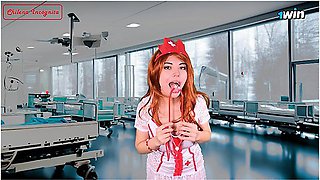 Nurse Does Kinky Things In Front Of Her Patient - Joi Solo Girl