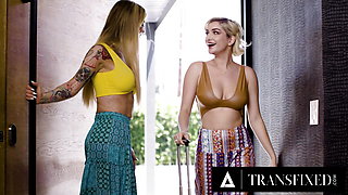 TRANSFIXED - Old BFFs Gracie Jane & Skye Blue End Up Passionately Fucking Before Going To A Festival