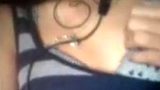 Skinny Asian Girl on a Video Call