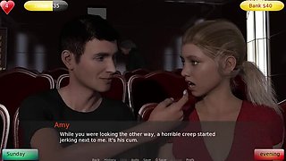 Hot Indian Wife Cuckolded in Public Theatre - Big Tits Teen Fucks Old Man