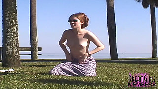Two Friends Get Naked in a Park