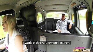 Female Fake Taxi - cougar trailer