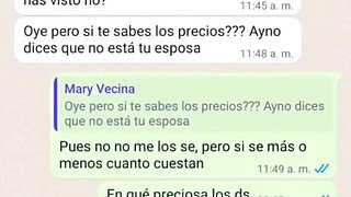 Latina Neighbor Mary Got Really Horny and Sent Me Pictures