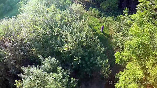 Accidental Meeting in the Forest Leads to Doggy Style Fuck