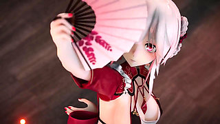 Ancient Style Elegant Cheongsam Allure Dancer