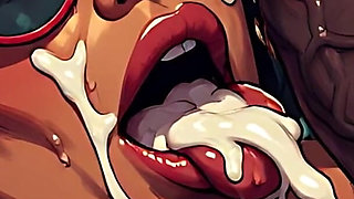 Hot BBC Sucking Art