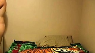 College babe fucked doggy style on webcam