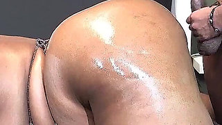 Big Butt Ebony BBW Taking Thick Cock
