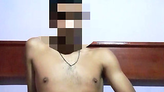 Guy Masturbates Until He Bursts in His Room