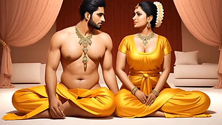 The teacher excused and gave the in the girl's mouth.