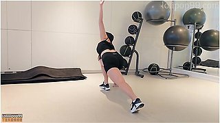 Pick Up And Fuck Cute Fitness Asian - 健身房搭讪蜜桃臀白皙嫩