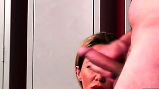 Bigtitted voyeur amateur in lockeroom
