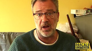 Railing ebony marionette deepthroated (Pascal White)