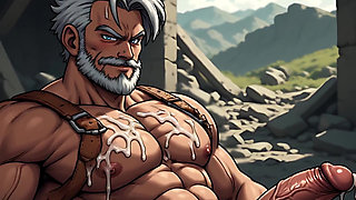 Nude Men Dbz Style Art