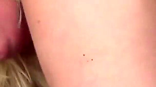 Blonde whale gets fucked and cummed on