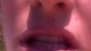 Hot brunette gets to fuck hard and loves a2m