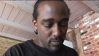 Black Fatty in Yellow Bikini Sinfully Thicc Loves Taking a Cock Deep Inside Her Snatch