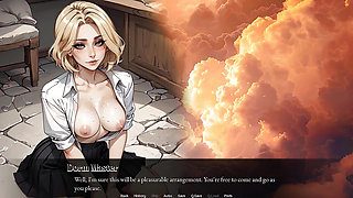 College of Mysteria: Boyfriend Jerking off and Watch His Girl Sucking of the Dorm Master They Made Her a Cum Slut - Episode 8