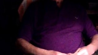 Grandpa Strokes His Small Cock