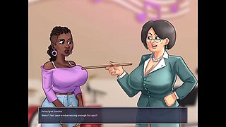 Super naughty college girls and their masters in summertime saga episode eight