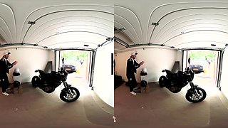 The Garage - Voyeur Version; Blonde Leather Babe
