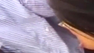 Fucked on the Garden Table by Two Hard Cocks While the Director Watches