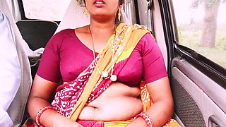 Car Sex.desi Stepmom and Stepson Long Drive for Fucking. Telugu Dirty Talks.